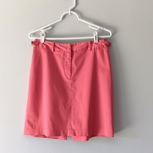 The Limited Stretch Skirt Slight A-Line Cotton Salmon Pink Made in US Size 6